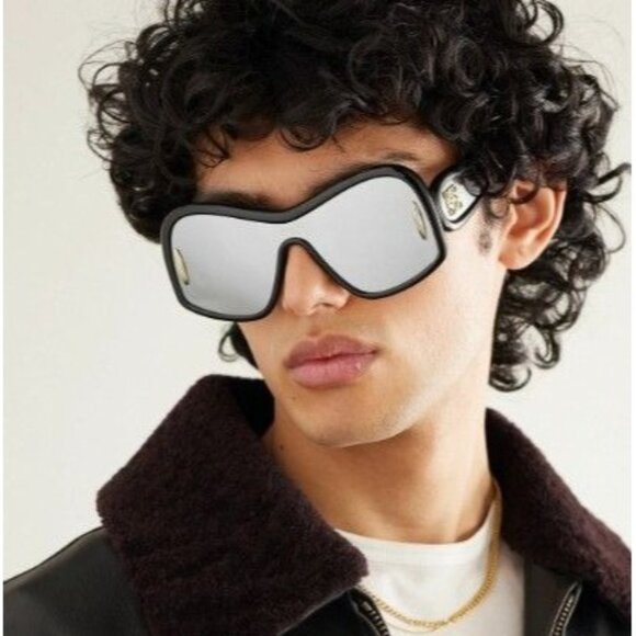 NEW LW40131I 01C, UNISEX OVERSIZED SUNGLASSES LOEWE LW40131I 01C - Picture 2 of 14